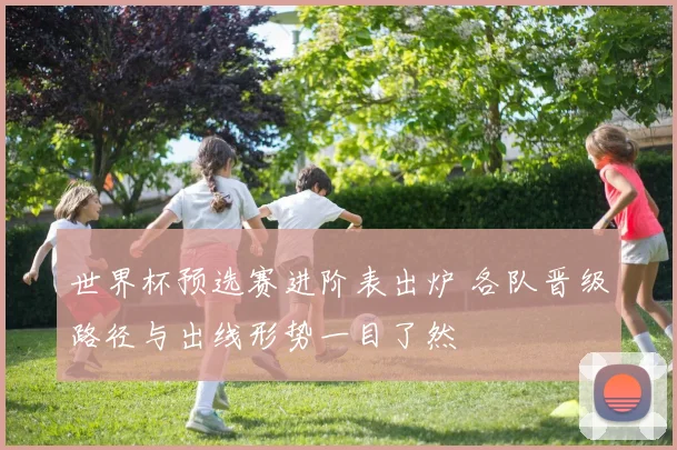 世界杯预选赛进阶表出炉 各队晋级路径与出线形势一目了然